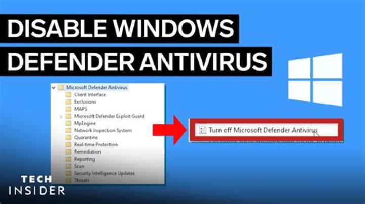 Should I turn off Windows Defender if I have antivirus?
