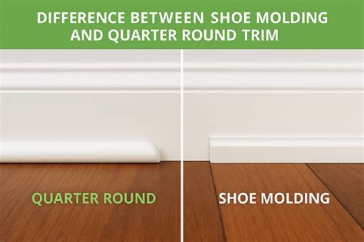 Should shoe molding match baseboards or floor?