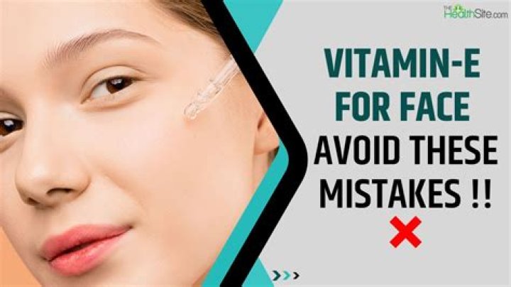 Should we wash our face after applying vitamin E?