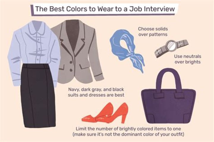 What's the best color to wear to a job interview?