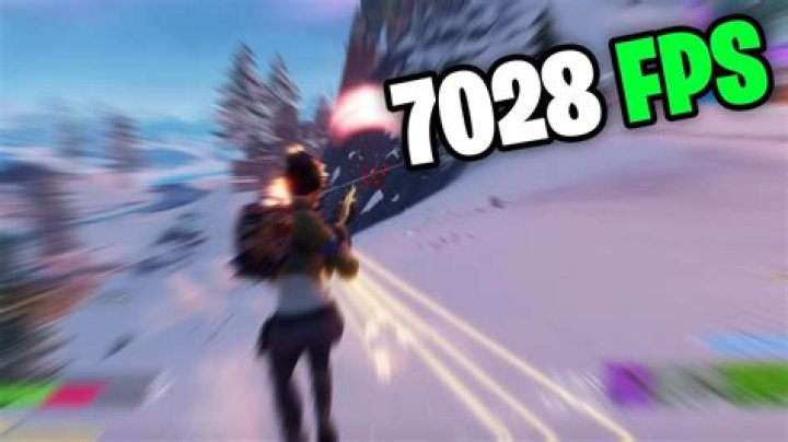 What's the highest FPS on Fortnite?