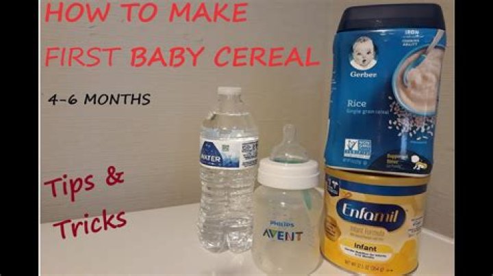 What age can babies have baby cereal?