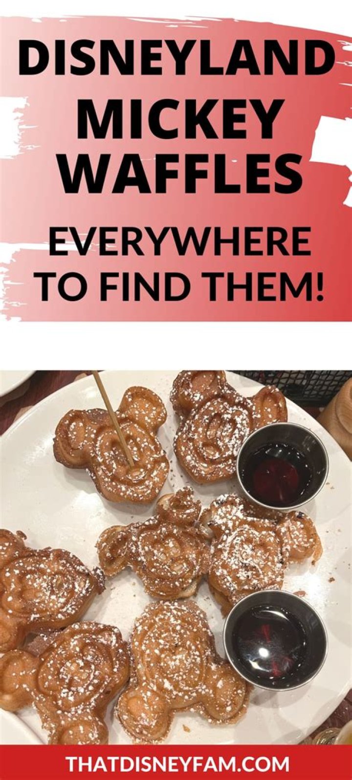What are Mickey waffles made of?