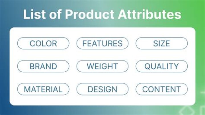 What are product attributes?