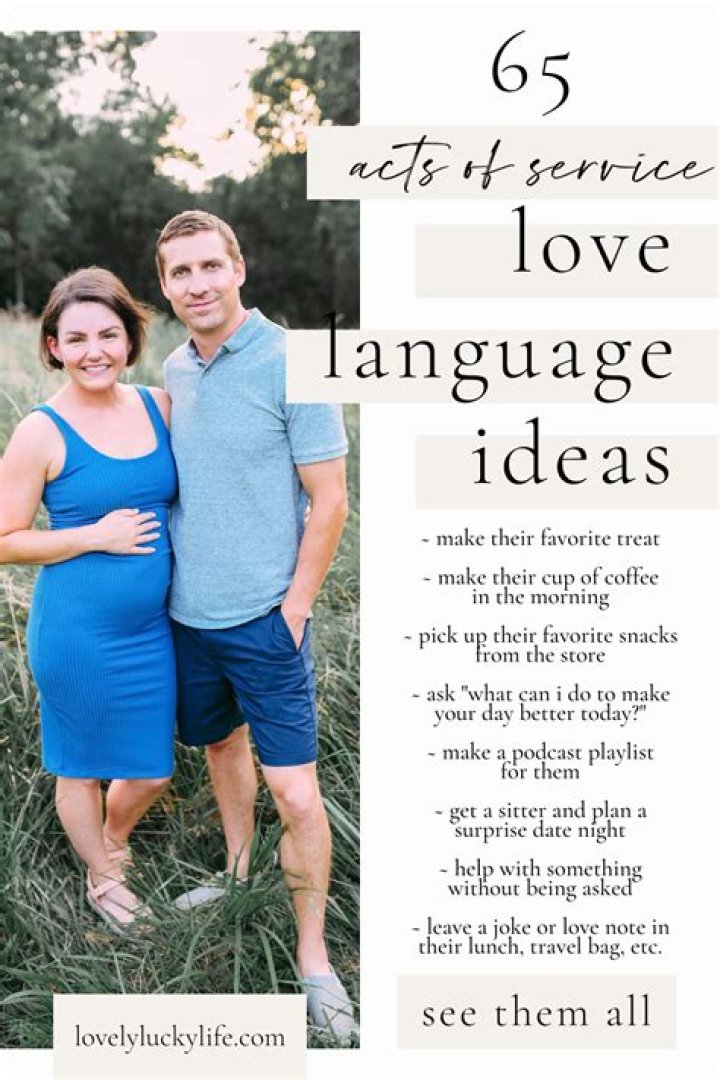What are some love acts?
