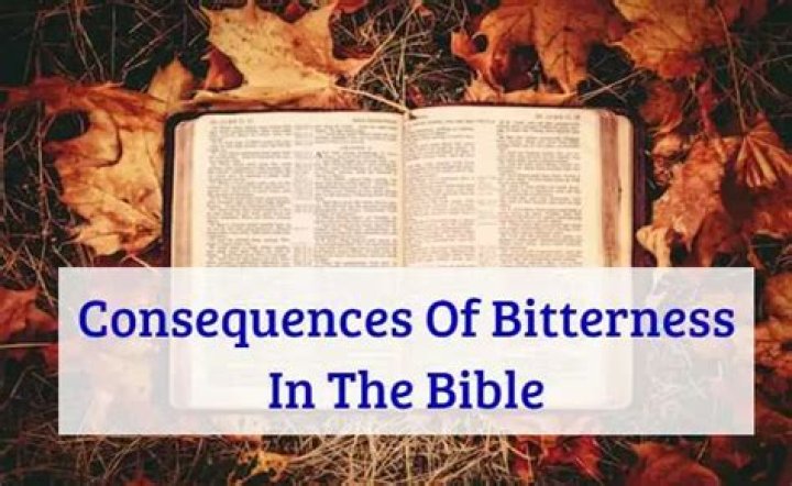 What are the consequences of bitterness?