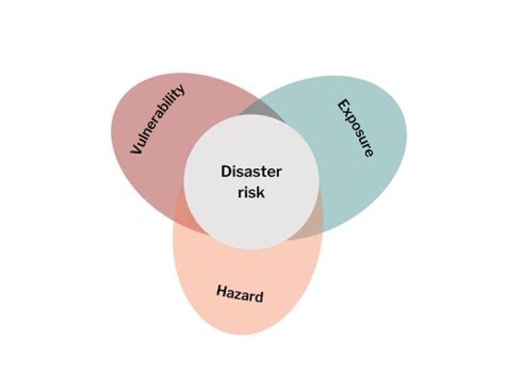 What are the elements of disaster risk explain the significance of each element of disaster risk in determining the odds of a disaster happening and its impacts?