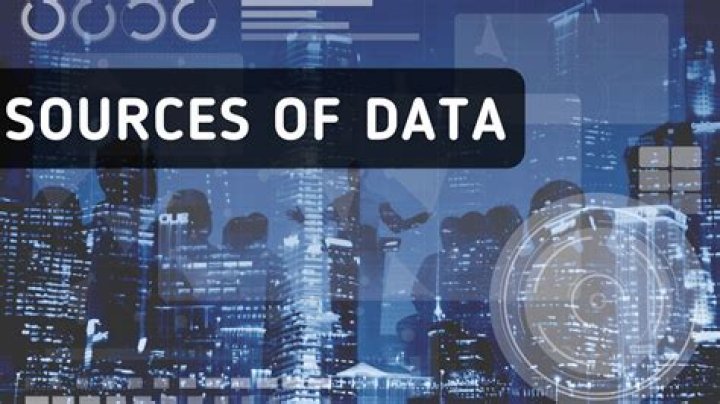 What are the main sources of data?
