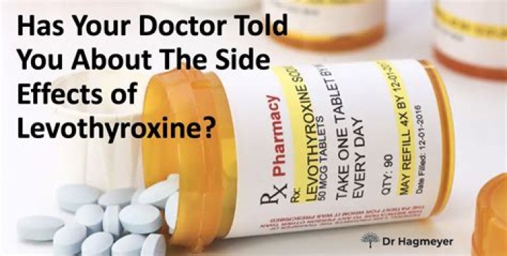 What are the most common side effects of levothyroxine?
