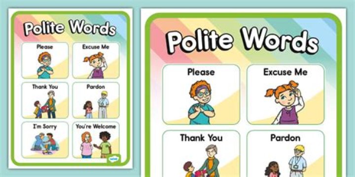 What are the most polite words?