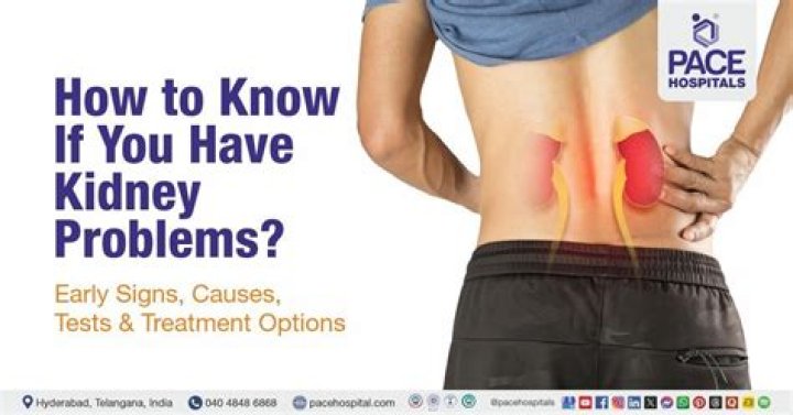 What are the signs of kidneys not working properly?