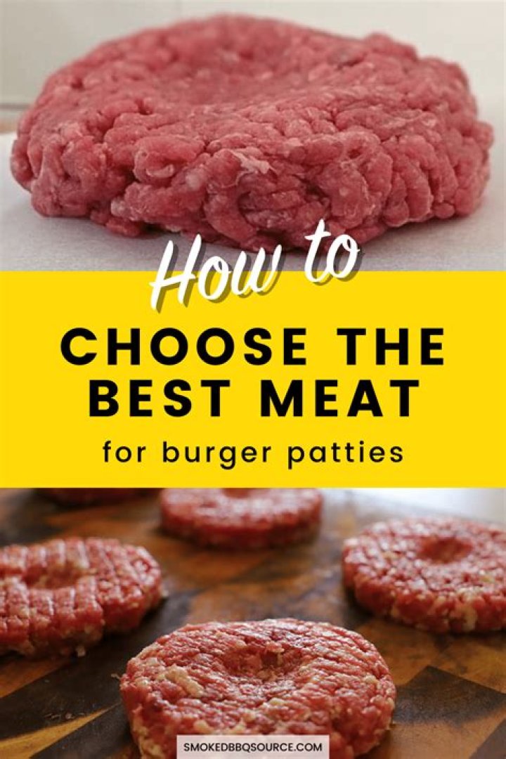What beef makes the best burgers?