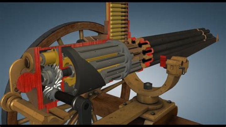 What caliber is a Gatling gun?