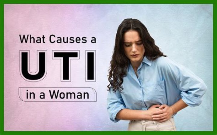 What causes a UTI in a woman?