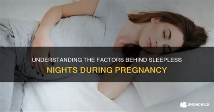 What causes sleepless night during pregnancy?