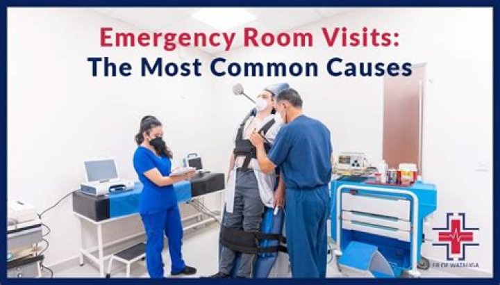 What causes the most emergency room visits?