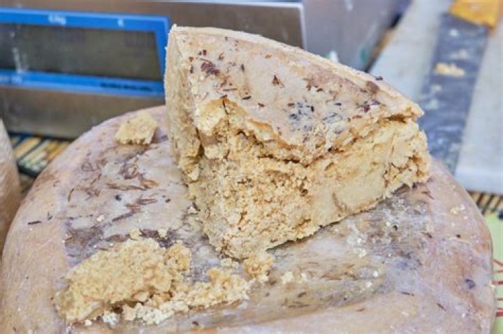 What cheese is made with worms?