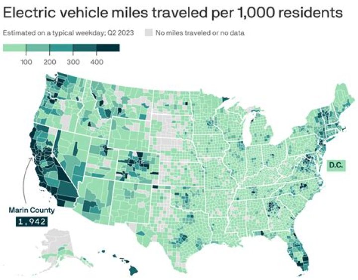 What city has the most electric cars?