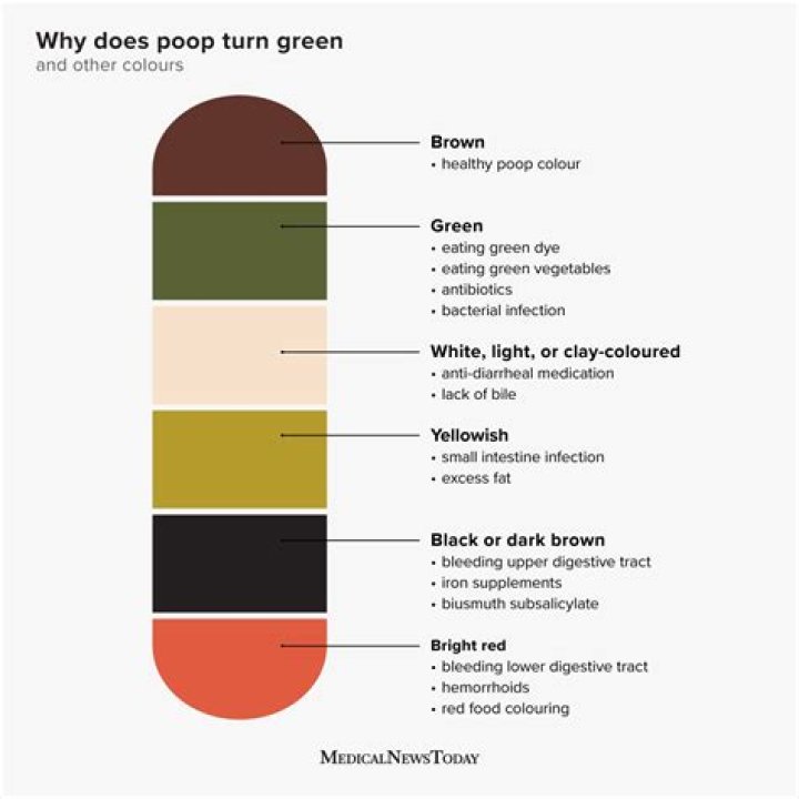 What color is detox poop?