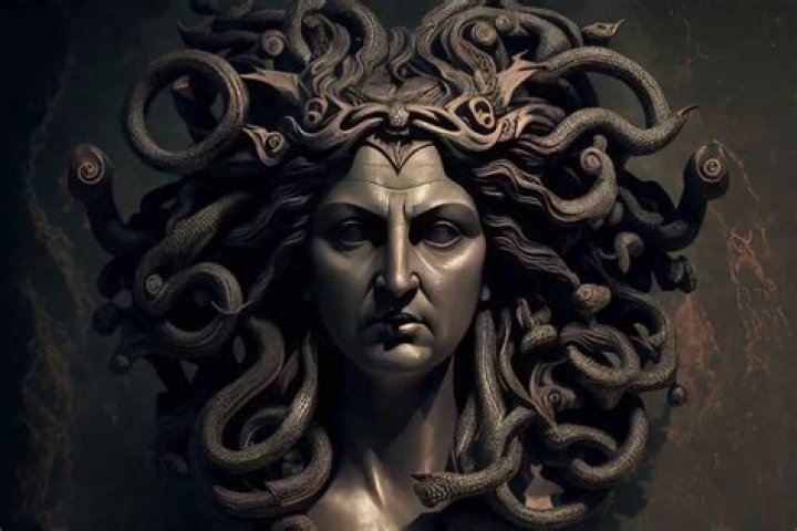 What color was Medusa's hair?