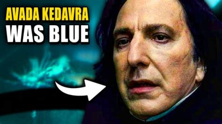 What color was Snape's Avada Kedavra?