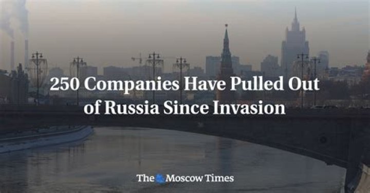 What companies have pulled out of Russia?