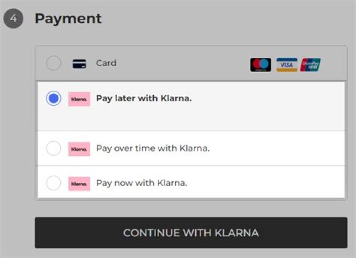What credit score does Klarna require?