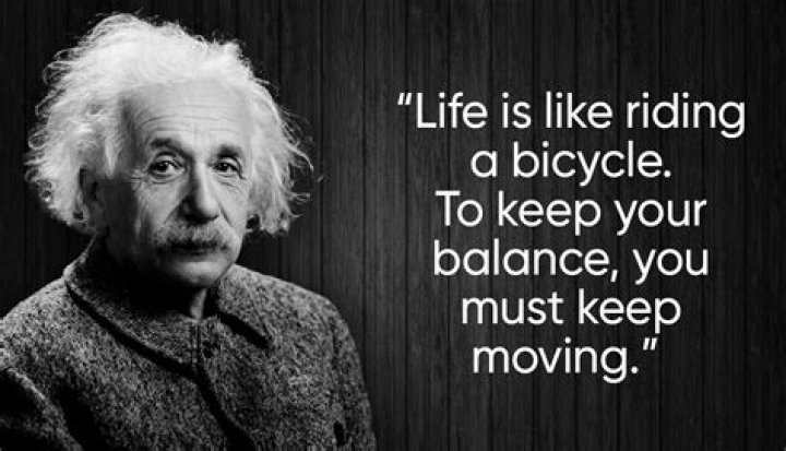 What did Einstein say about the future?