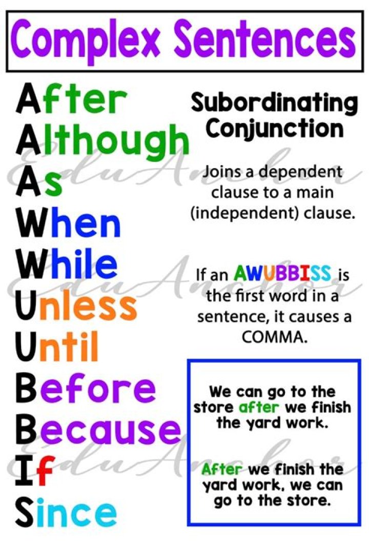 What do all complex sentences have in common?