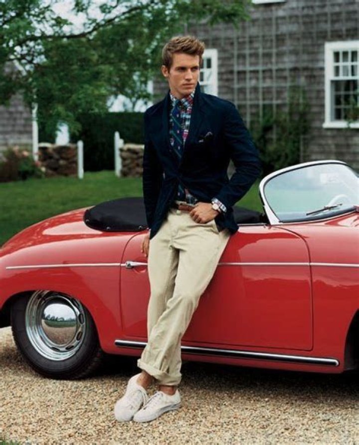 What do preppy men wear?