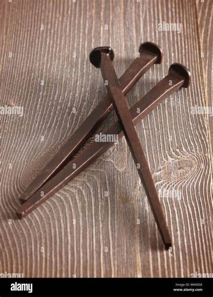 What do the three nails symbolize?