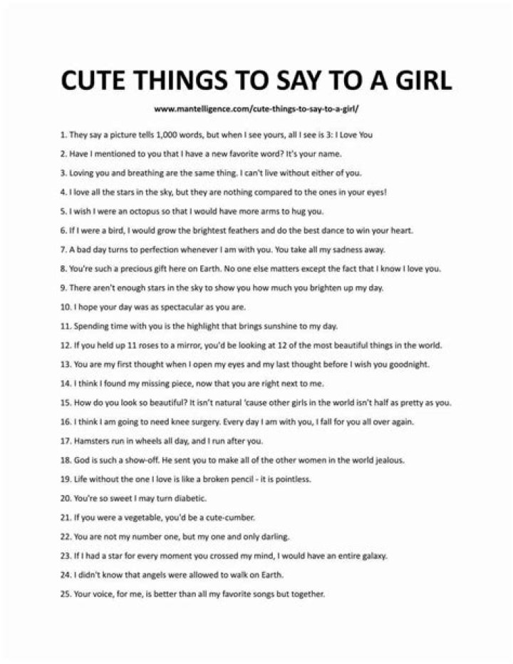 What do you say to a girl instead of pretty?