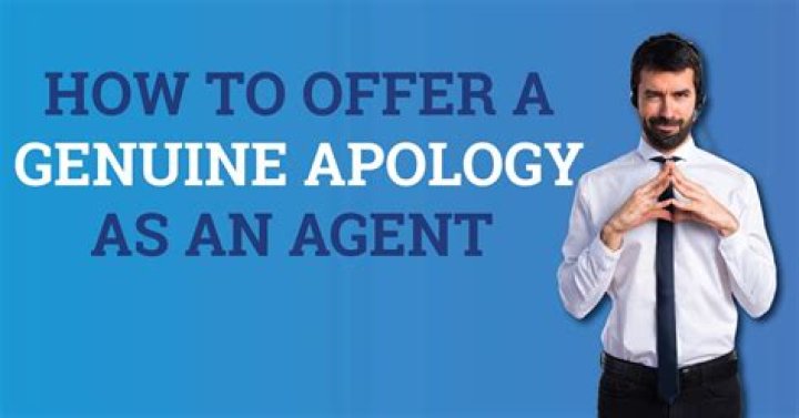 What does a genuine apology look like?