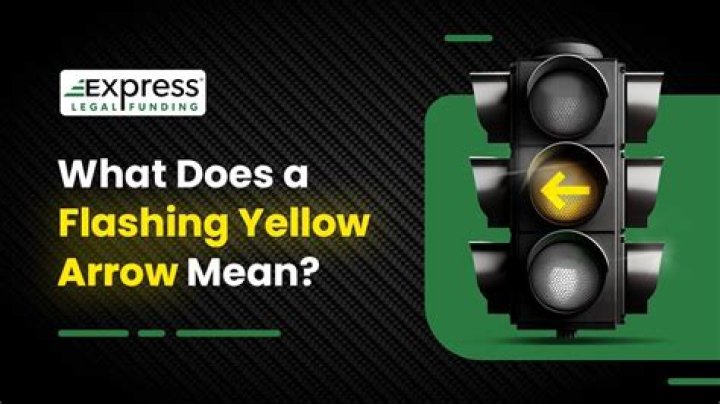 What does a red flashing arrow mean?