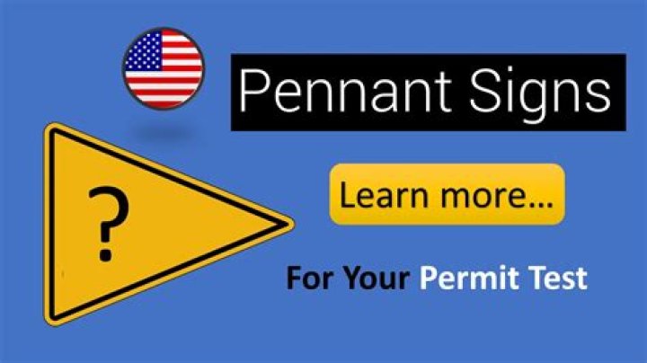 What does a yellow pennant mean?