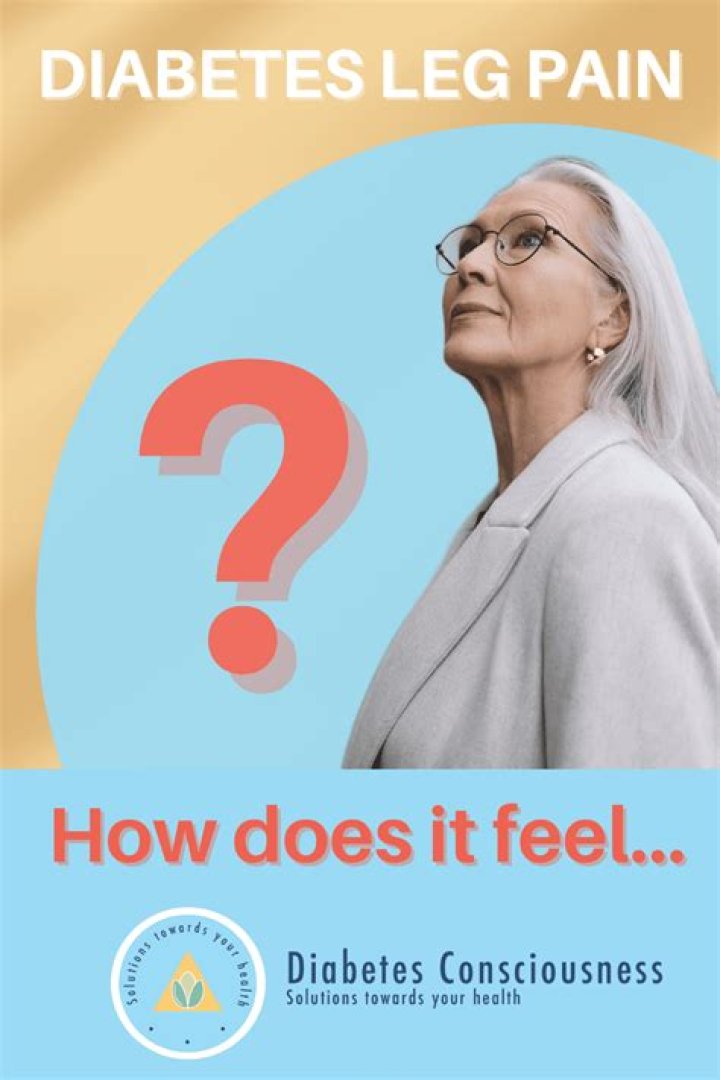 What does diabetic leg pain feel like?