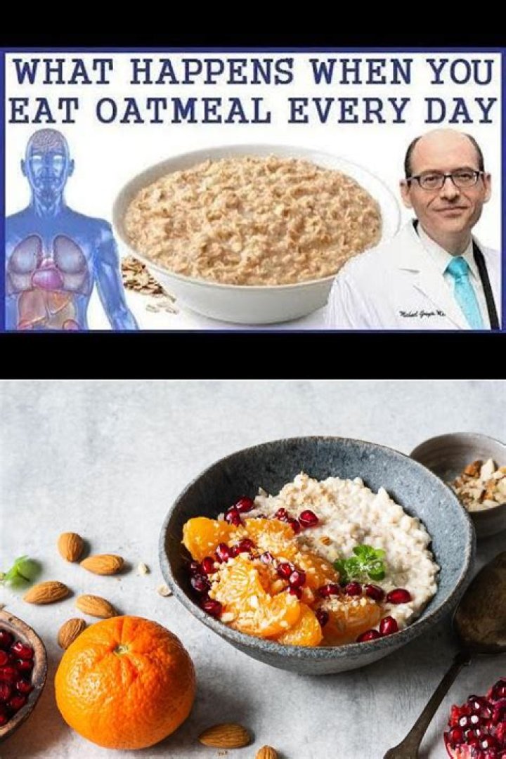 What does eating oatmeal every day do?