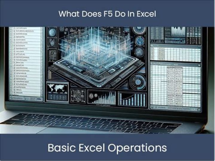 What does F5 do in Excel?