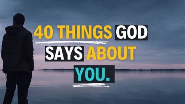 What does God say about our soul?