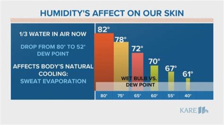 What does humidity do to skin?