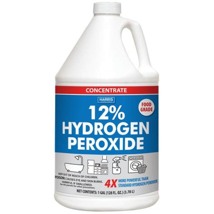 What does hydrogen peroxide do to laundry?
