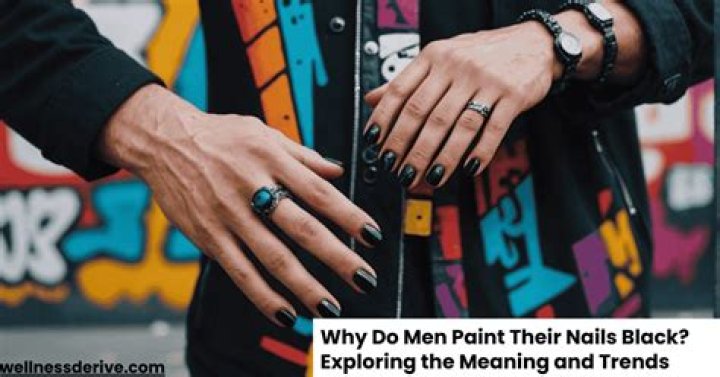 What does it mean when a man paints his toenails?