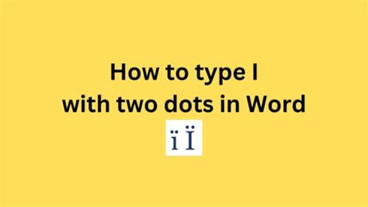 What does O with 2 dots over it mean?