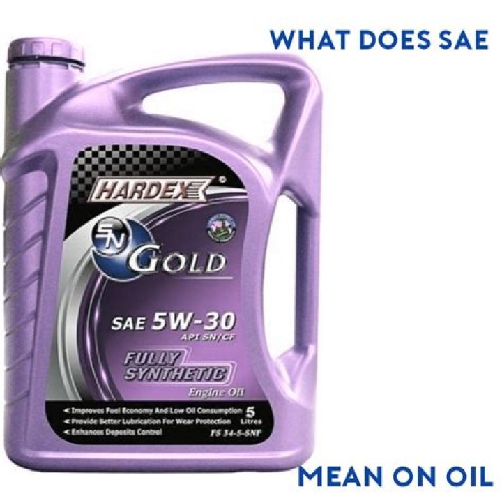 What does SAE mean on oil?