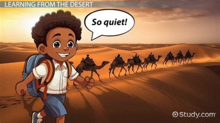 What does Santiago learn from the desert?