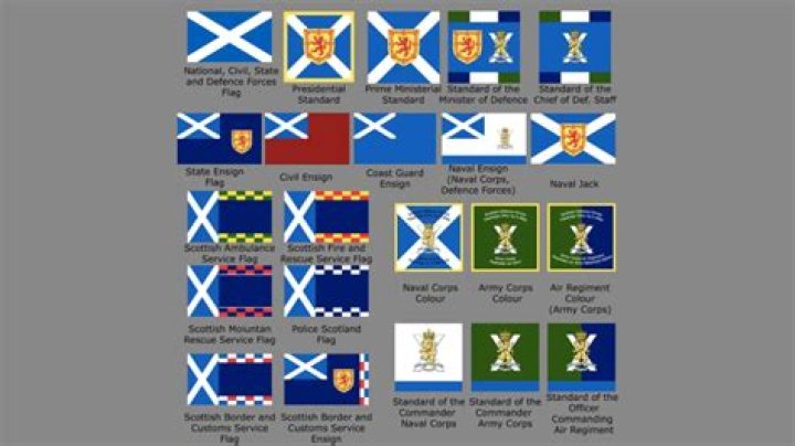 What does the lion on the Scottish flag mean?