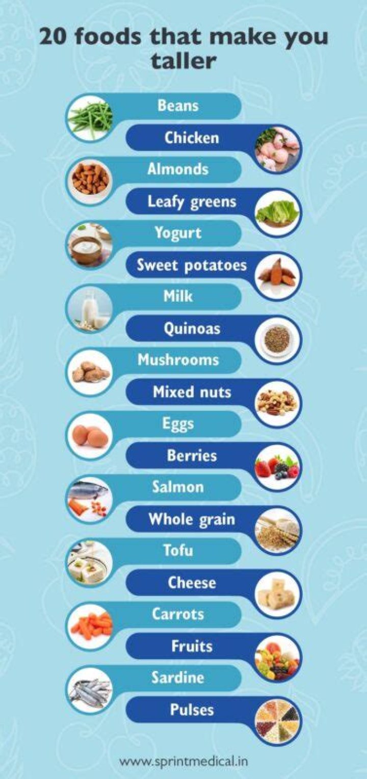 What foods make you taller at 14?