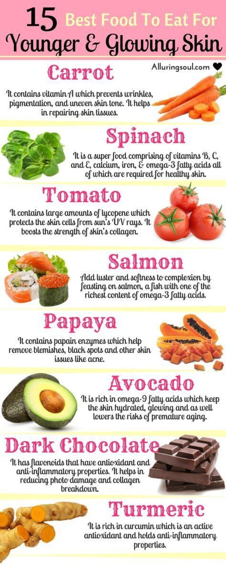 What foods make your skin darker?
