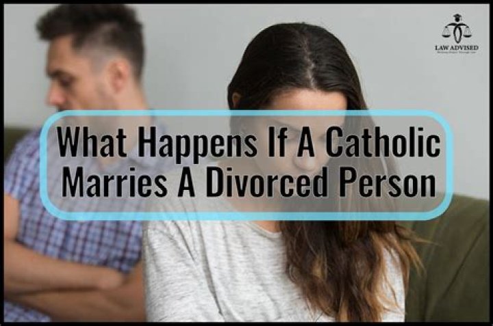 What happens if a Catholic marries a divorced person?