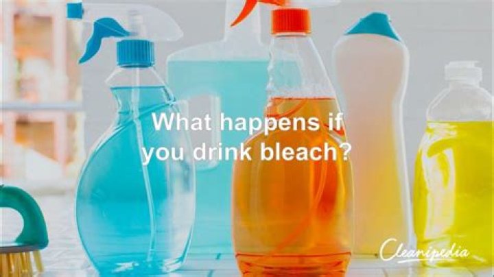What happens if you get bleach in your nose?